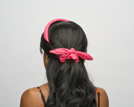 Liberty - Hot Pink Scrunchy