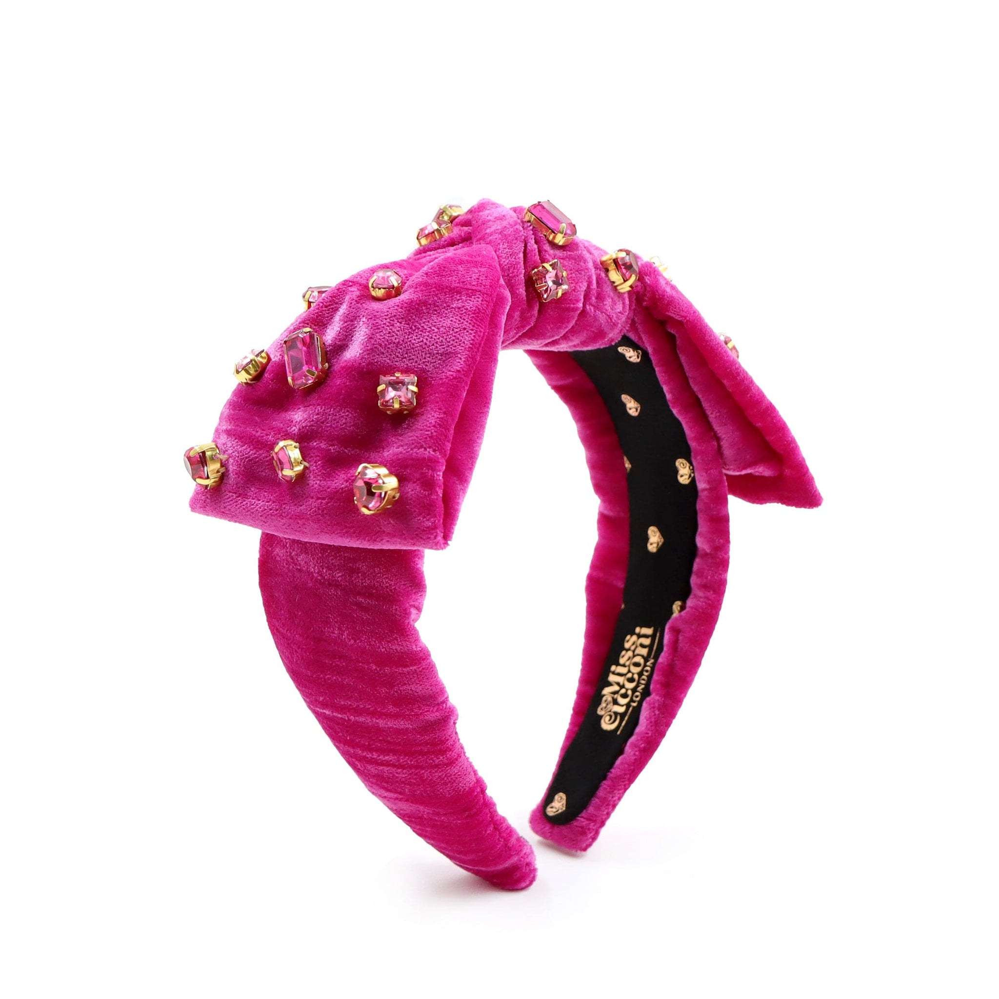 Cindy - Headband - Fuchsia Velvet